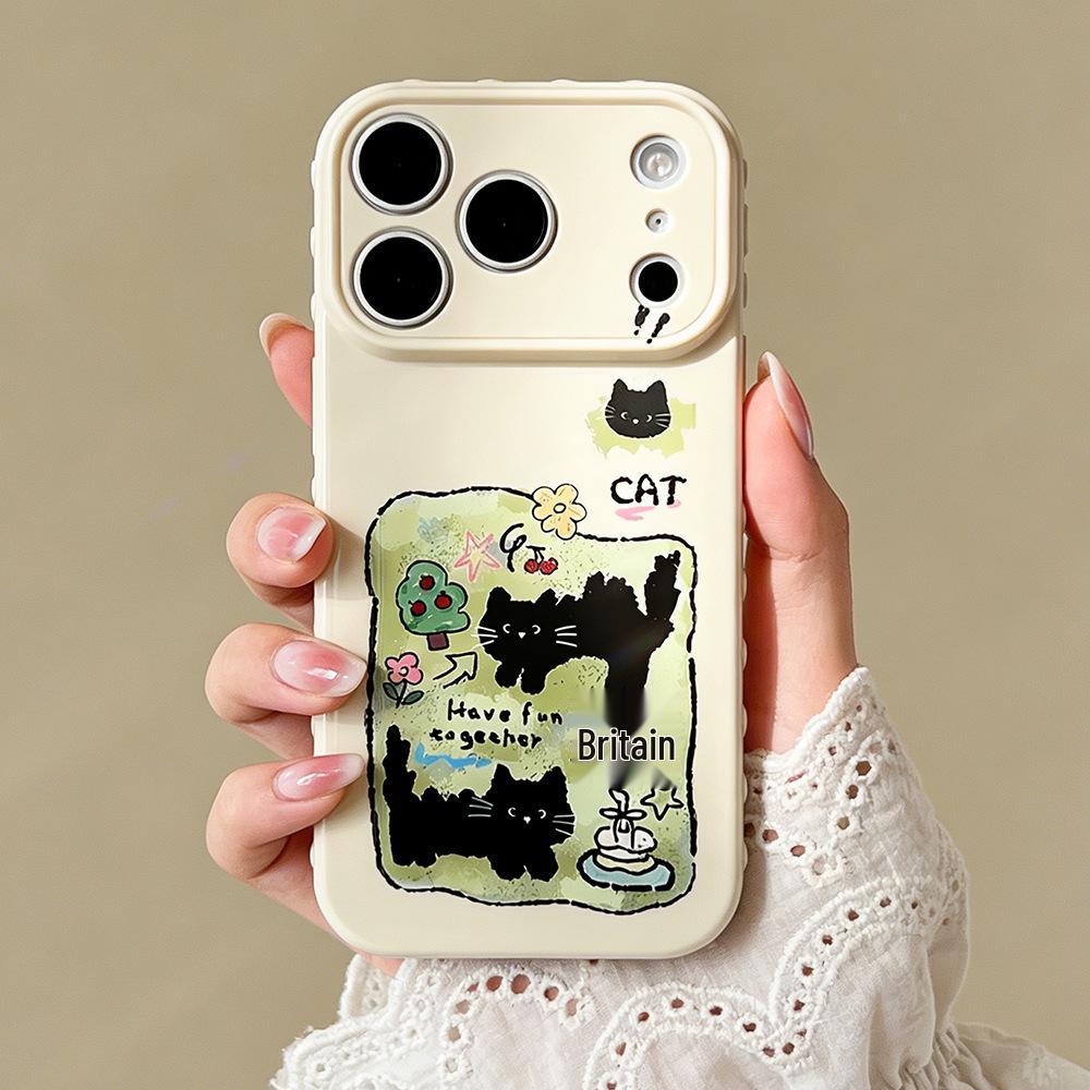 

Чехол для iPhone 17/17 Pro «Испуганный кот», противоударный, для Apple 14/15/16 iPhone 17 Air