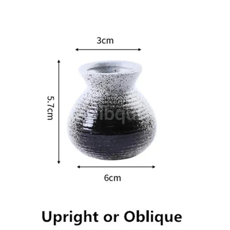 Sushi Shop Sashimi Plate Decoration Ceramic Small Bottle Dry Ice Japanese Kitchen Tableware Restaurant Toothpick Holder Storage