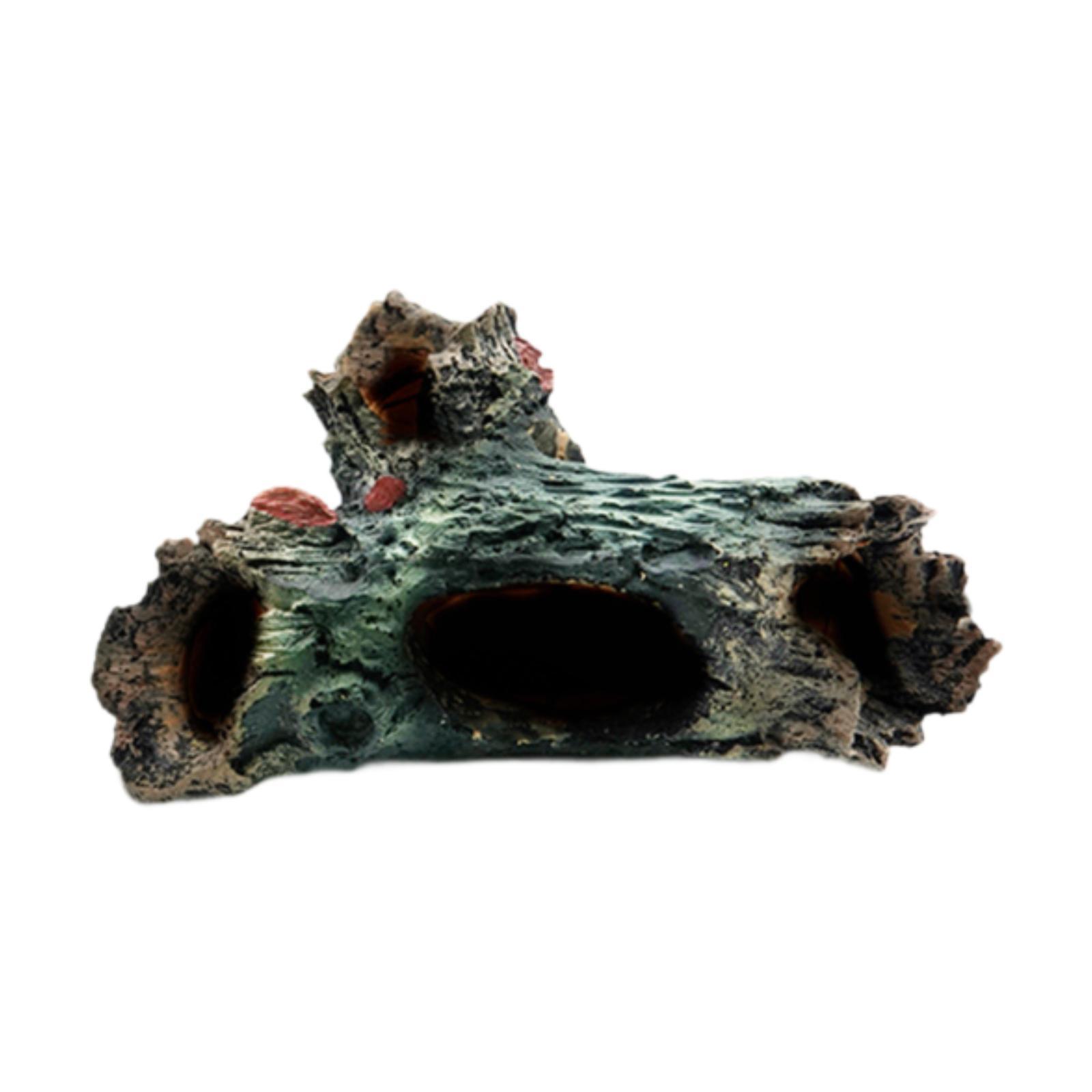 

Fish Tank Accessories Aquarium Decoration Hollow Trunk for Reptiles Amphibians Betta