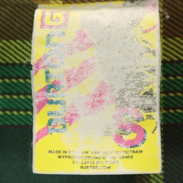 Burton Košile s dlouhým rukávem Kostkovaná S Zelený systém Pánská Použitá