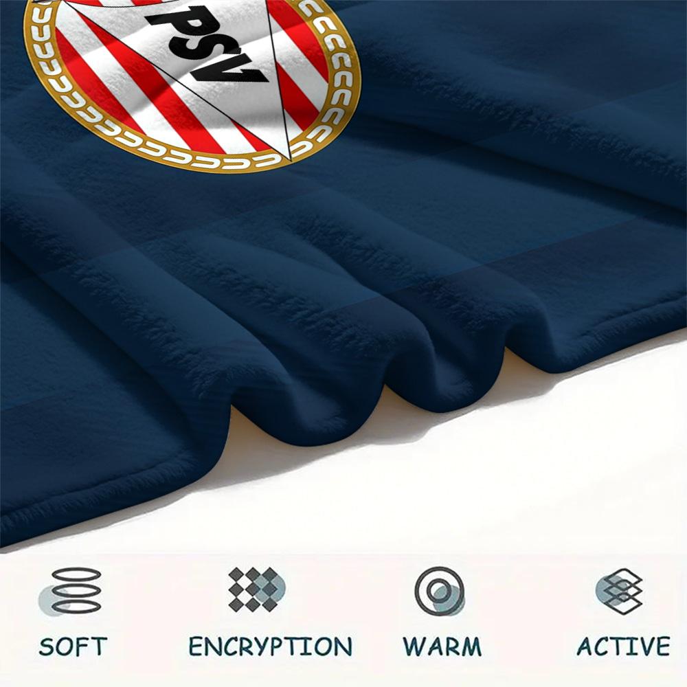 PSV Eindhoven Flannel Blanket, High quality Comfortable for All Seasons, Home Decor, Warmth and Comfort