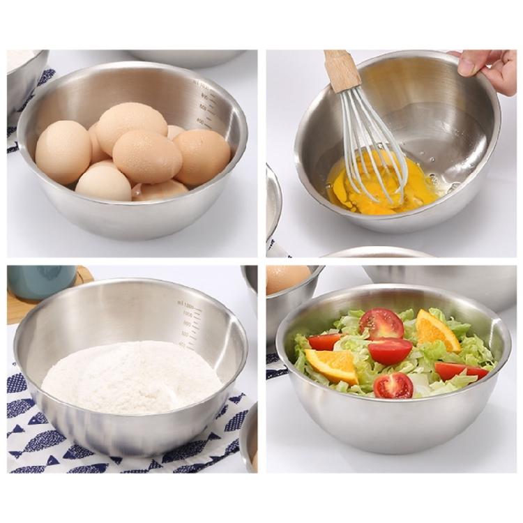 Mixing Bowl Easy to Clean Cooking Basins StainIess Steel Material Nesting Bowl