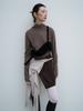 Jabhwalum Sleeve Neck Top, (Khaki Beige)