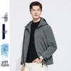 Langdeng Men's Hooded Casual Jacket