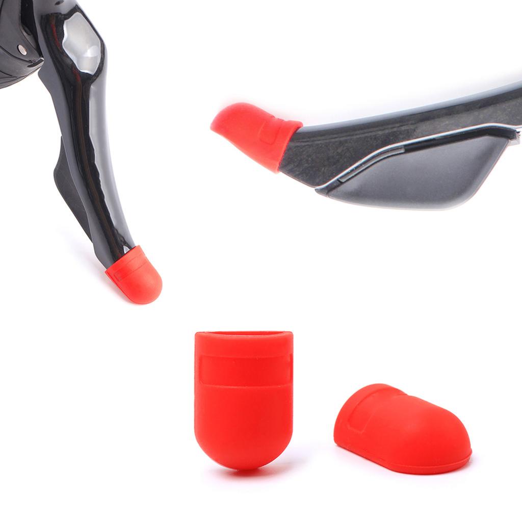 2Pair Road Bike Silicone Brake Lever Cover Anti-scratch Sleeve Protectors Silicone Bicycles Shift Handle Cover Bike Part