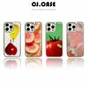 Ins Summer Dopamine Fruit for Apple iPhone 16/17pro Mobile Phone Case 14 Water Condensation 13 Plating 15