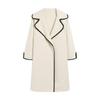 European Women's Double-Sided Wool Long Coat - Autumn/Winter Collection