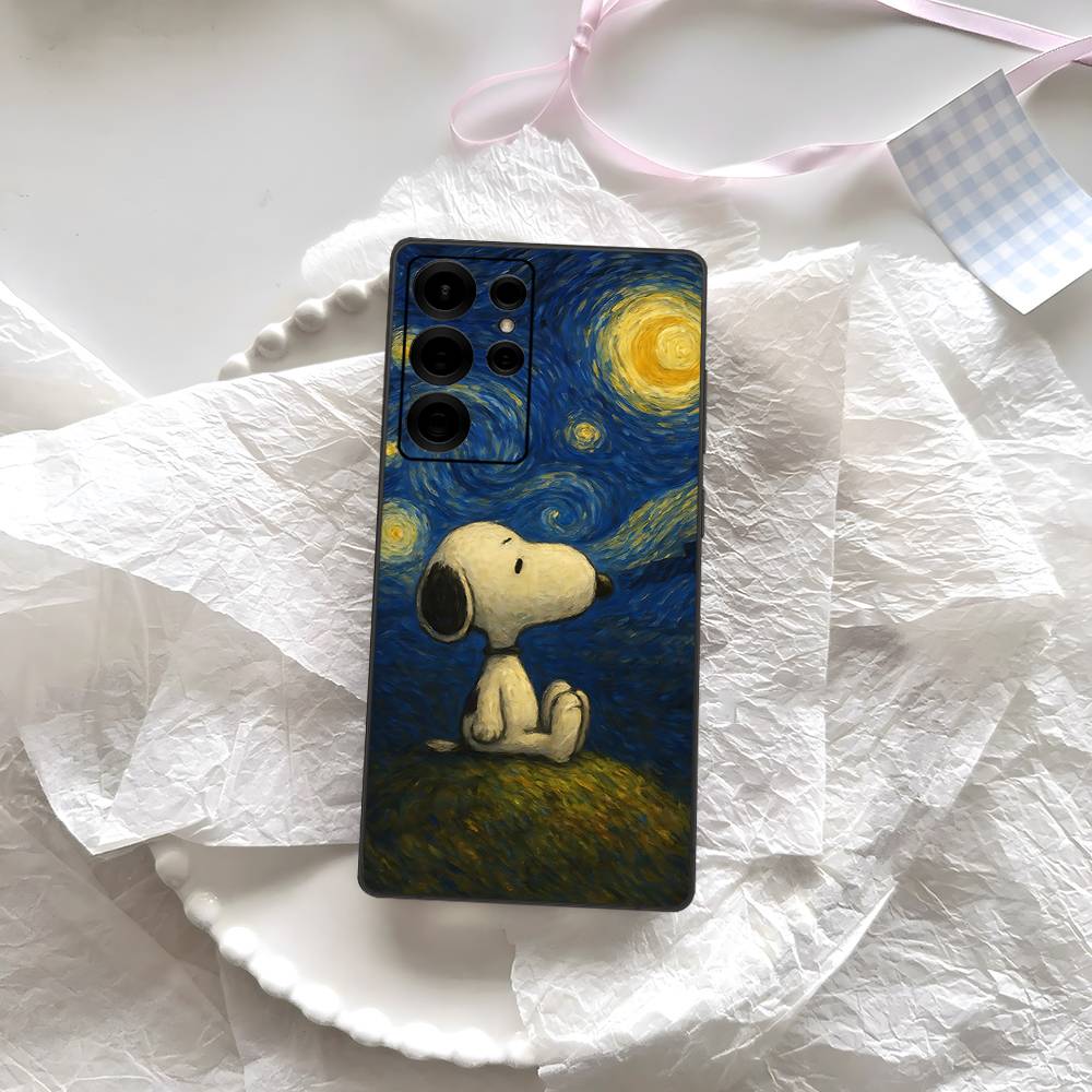 

Classic Comic S-Snoopy Phone Case For Samsung S 24 Fe 25 Ultra Plus 20 Lite 21 30 22 23 24 22 Ultra 5G Fundas Samsung S25