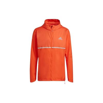 Letter Print Fitted Long Sleeve Zip Hoodie Jacket Men Jackets Orange HL3959