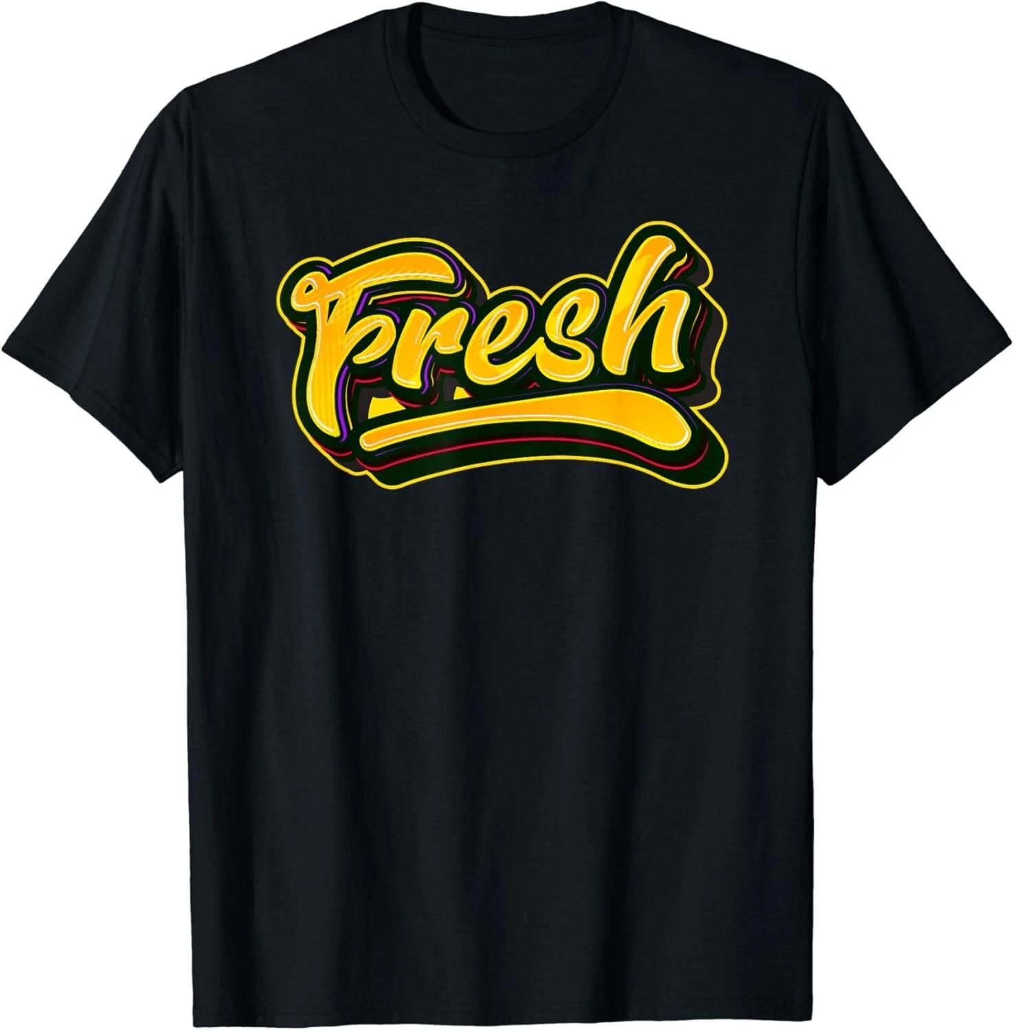 

_Fresh_ Old school graffiti style _ Funny graffiti graphic Gift Unisex T-Shirt L