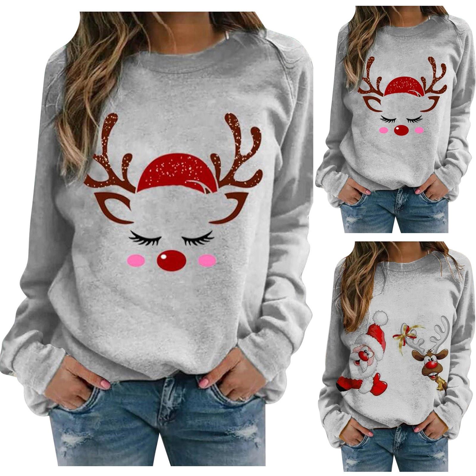 

Женщины Повседневные Свободные Свободные Круглые Шеи Падение Плечо Длинный РукавТопы