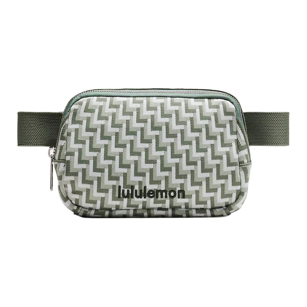 Lululemon Everywhere 1L Classic Logo Waist Bag Unisex Waist Bag Eucalyptus-Grey LU9CDPS-070394 Eucalyptus Gray