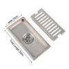 Shower Room High-traffic Shower Room Bathroom Floor Drain Embedded Flush Installation Rust Resistant Construction
