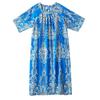 Manica corta Plus size cotone vintage floreale nuovo in abiti da donna casual abito lungo estivo ampio