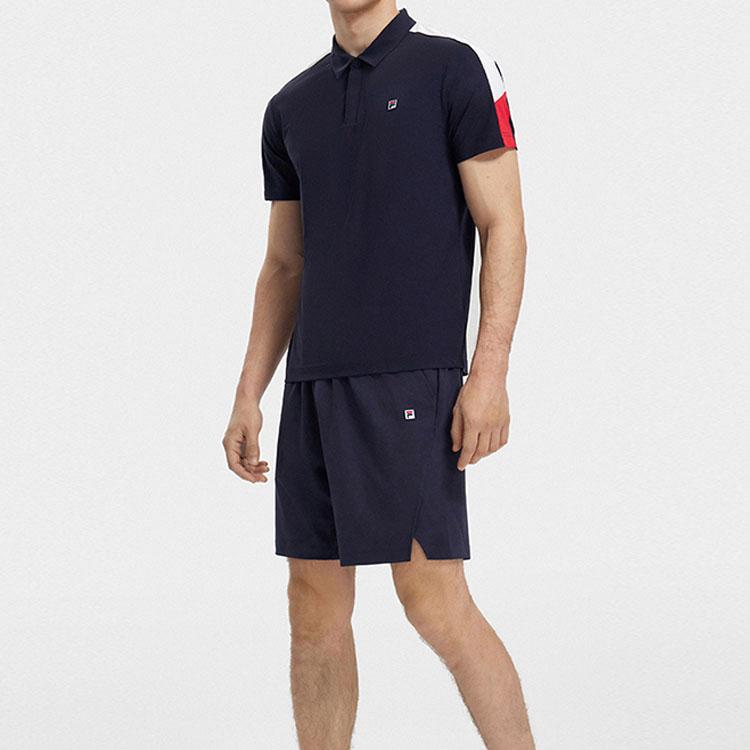 New FILA Polo Shirt Men's RD Royal Blue A11M323103FNV