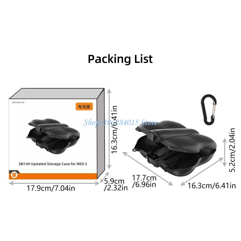 R6FF Ergonomic Carrying Case For NEO2 Sunnylife Supplies Storage Box Featuring Easy Access Design Slimmer Build