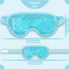Gel Eye Mask Reusable Beads for Hot & Cold Therapy Soothing Relaxing Beauty Gel Eye Mask Sleeping Ice Goggles Sleeping Mask