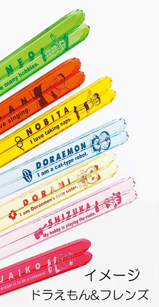 Friends Doraemon Clear Chopsticks Light Blue 491511 "Doraemon"