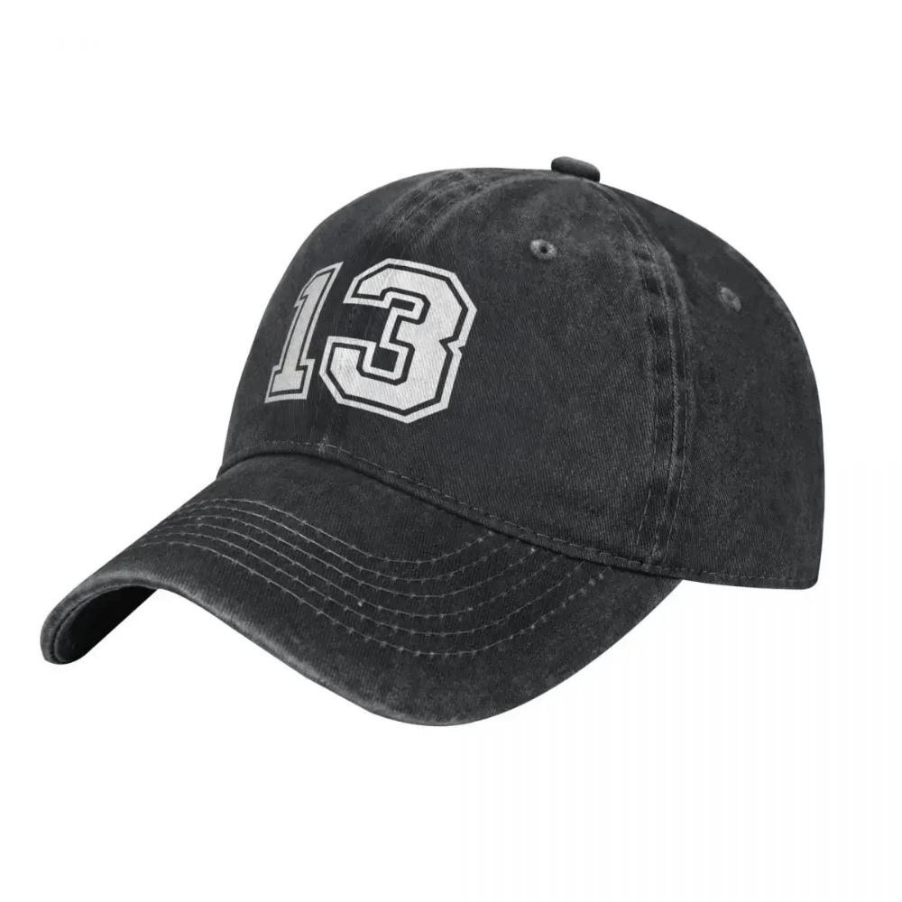 980 Number 13 Fashion Baseball Cap Peaked Men's Hat Women's For Women