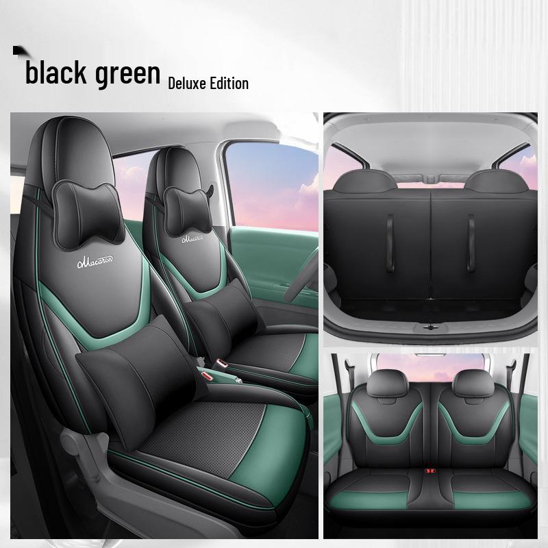 26 Model Wuling Hongguang Mini EV Seat Covers - Macaron Edition, All-Season Cushions