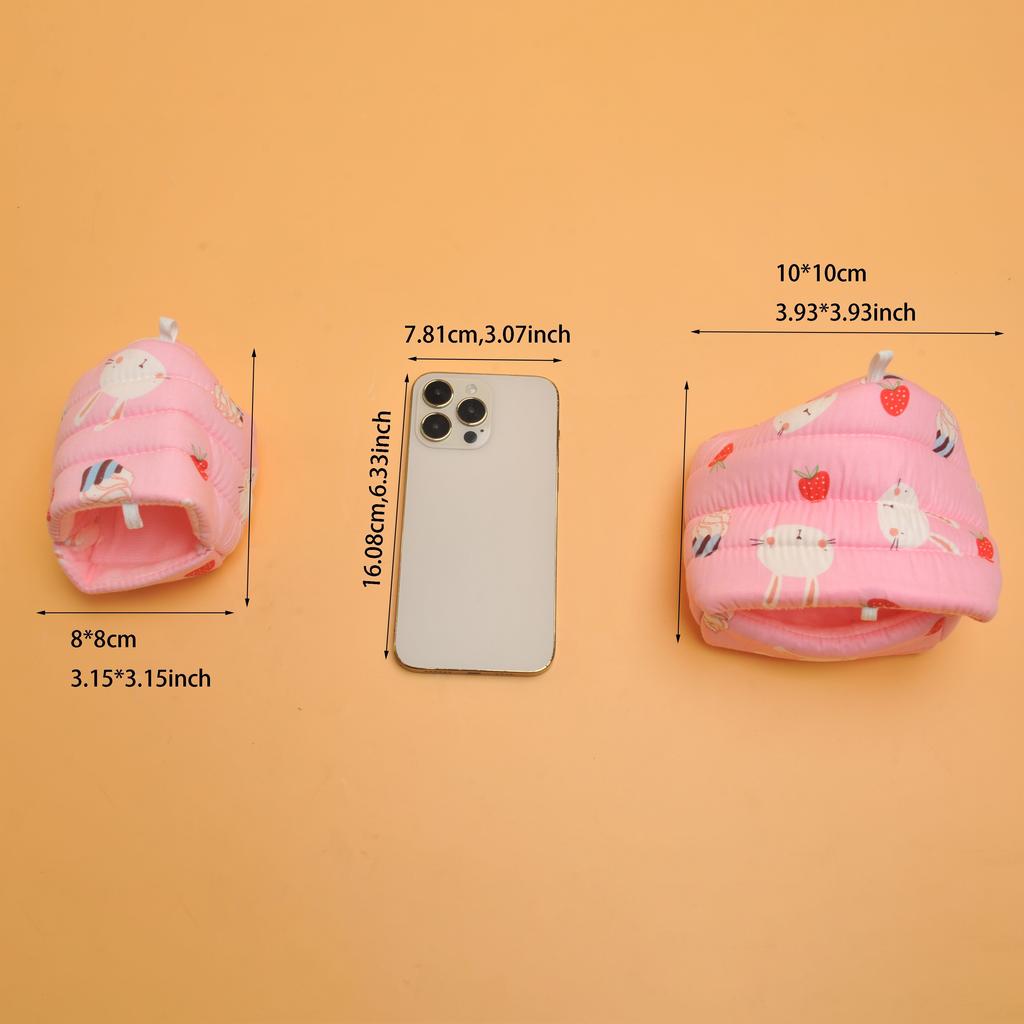 Legowisko dla wiewiórek z ciepłym polarem dla małych zwierząt