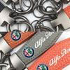 Portachiavi Auto di Lusso in Vera Pelle per Alfa Romeo STELVIO Giulia 159 Giulietta 147 Mito 156 MTO Sportiva Accessori SY1