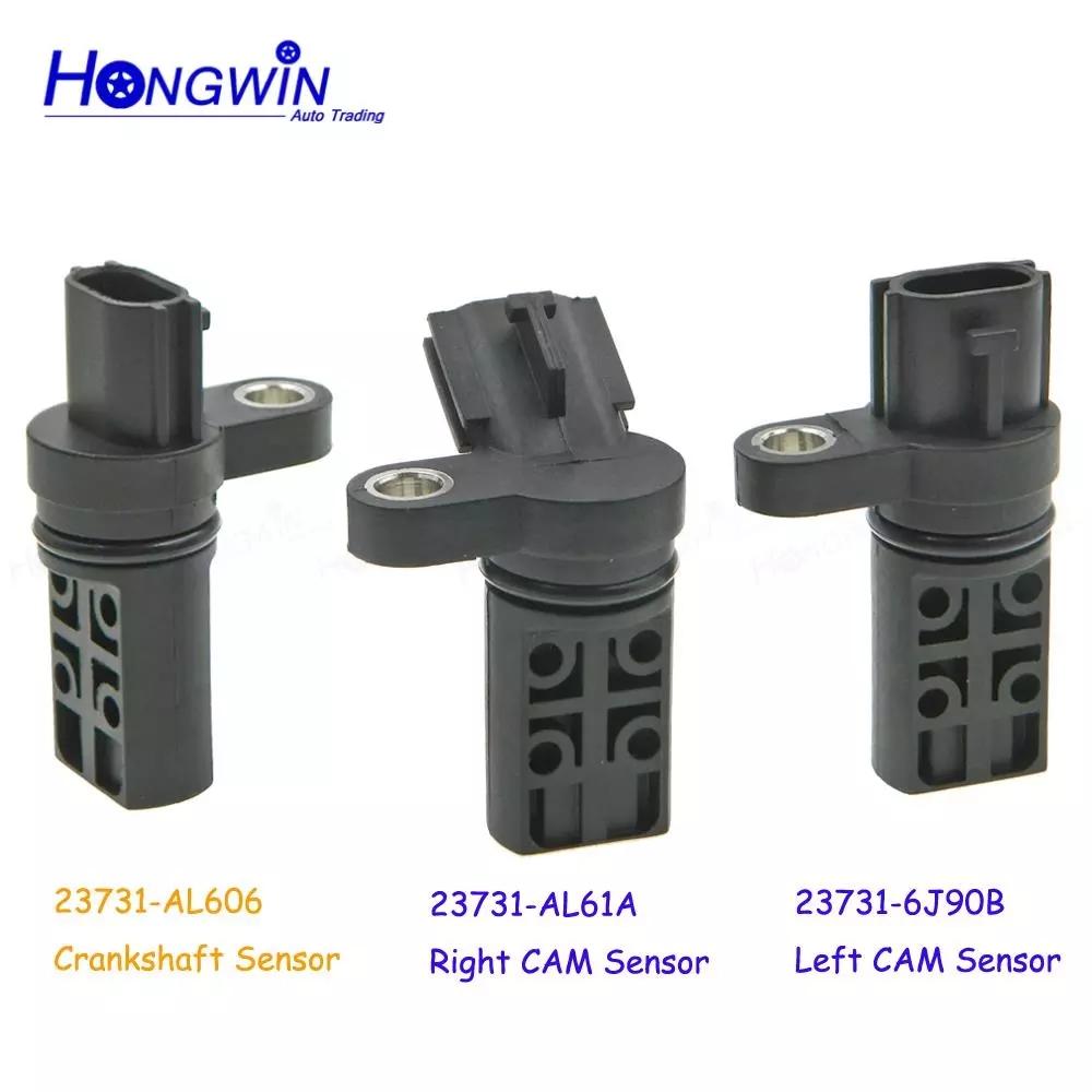 

3PCS Crankshaft Camshaft Position Sensor Kit For Nissan 350Z Altima Maxima Murano LInfiniti 23731-AL61A 23731-AL606 23731-6J90B X3 Sensor