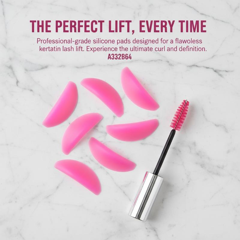 1 Çift Silikon Kirpik Perma Pedleri Kirpik Çubukları Kalkan Kaldırma 3D Kirpik Kıvırıcı Aksesuarları Aplikatör Makyaj Aracı