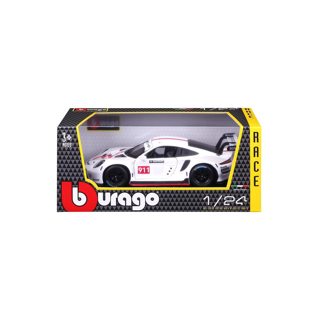 Bburago Porsche 911 RSR Bburago 911 RSR Race Sports Car Diecast Car Diecast Model Mini Car 1/24 1/24