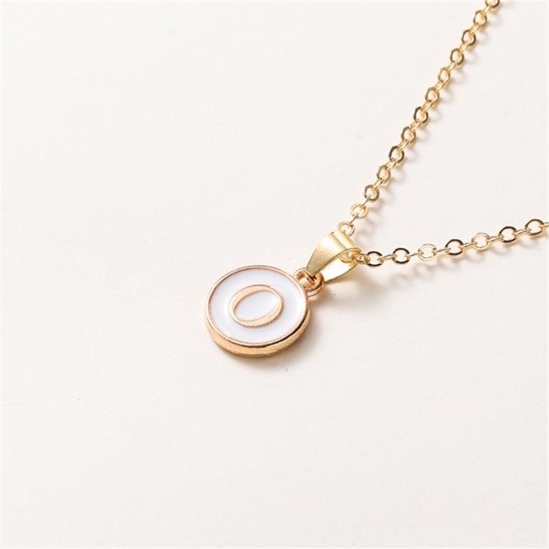 2025 New Fashion Personalized 26 Initials Charm Necklace For Women Men Premium Design Name Necklace Ladies Jewelry Gift