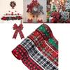Colorful Christmas Plaid Ribbon Set For Diy Gift Wrapping And Bow Decor