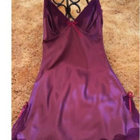 High-End Transparent Erotic Lingerie & Pajama Set