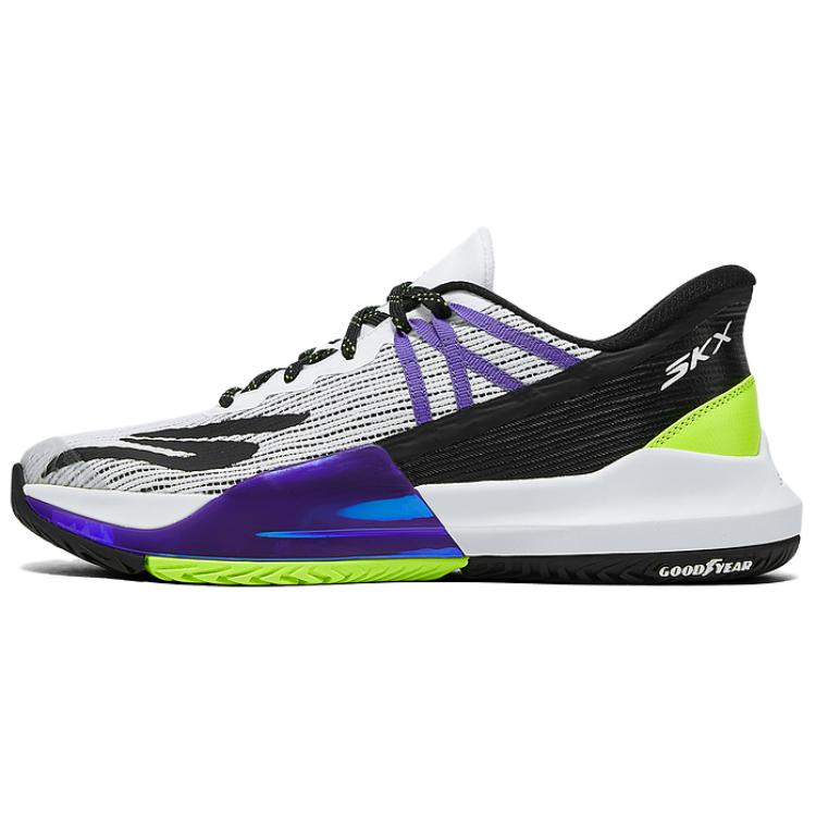 Skechers Go Pickleball Comfortable Versatile Sneakers Low Top Men sneakers White Black Purple 246115-WBPR 41
