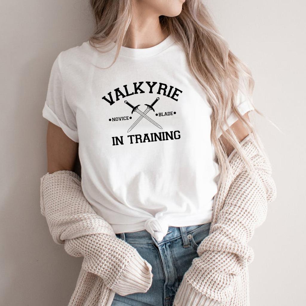 Valkyrie In Training Tričko Sarah J Maas Tričko ACOTAR Tričko Night Court Bookish Dárek WoUnisex trička Léto Top Grafika Trička Unisex
