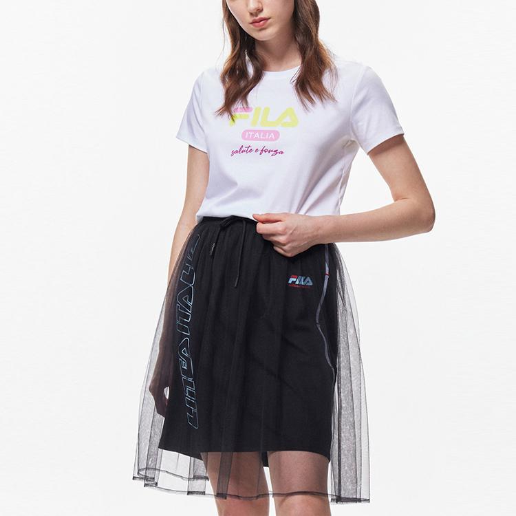 New FILA T Shirts Women's White F11W128154F-WT