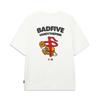 Li Ning × Badfive Basketball Championship Casual Fashion Loose Ice Feel Moisture Wicking Comfortable Short Sleeve T-Shirt Men Tops Off-White AHSW995-2