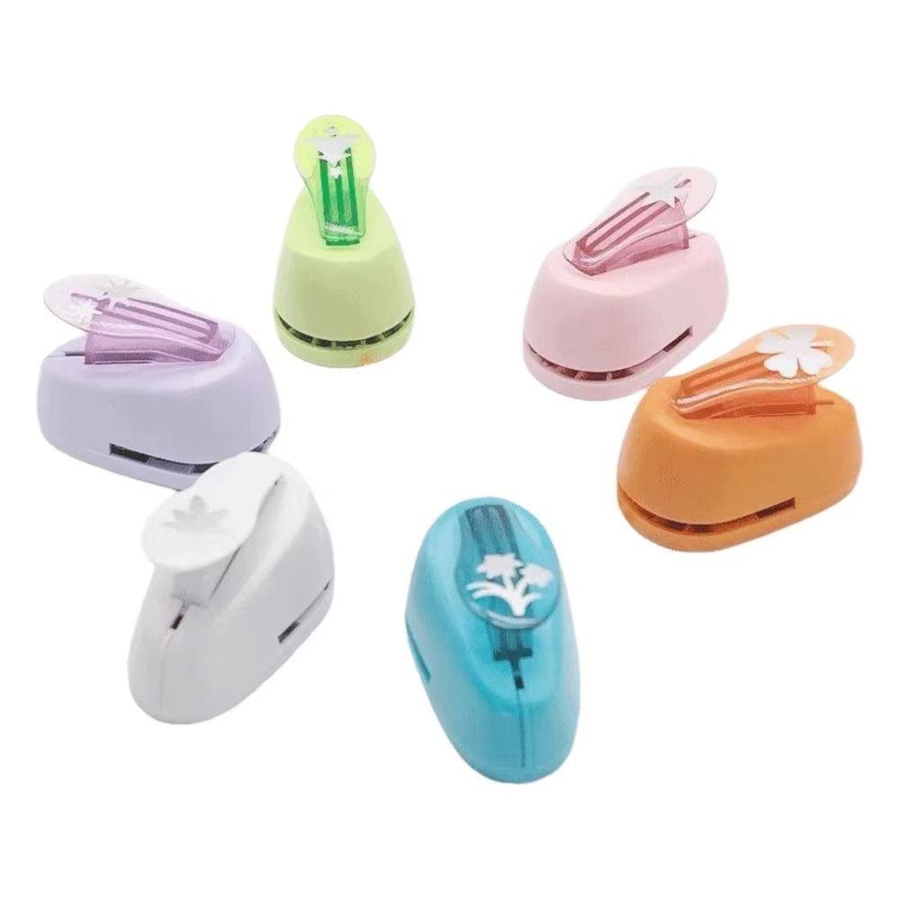 Máquina de Repujado de Papel de Ahorro de Mano Herramientas de Corte de Papel con Forma de Estrella Regalo Educativo