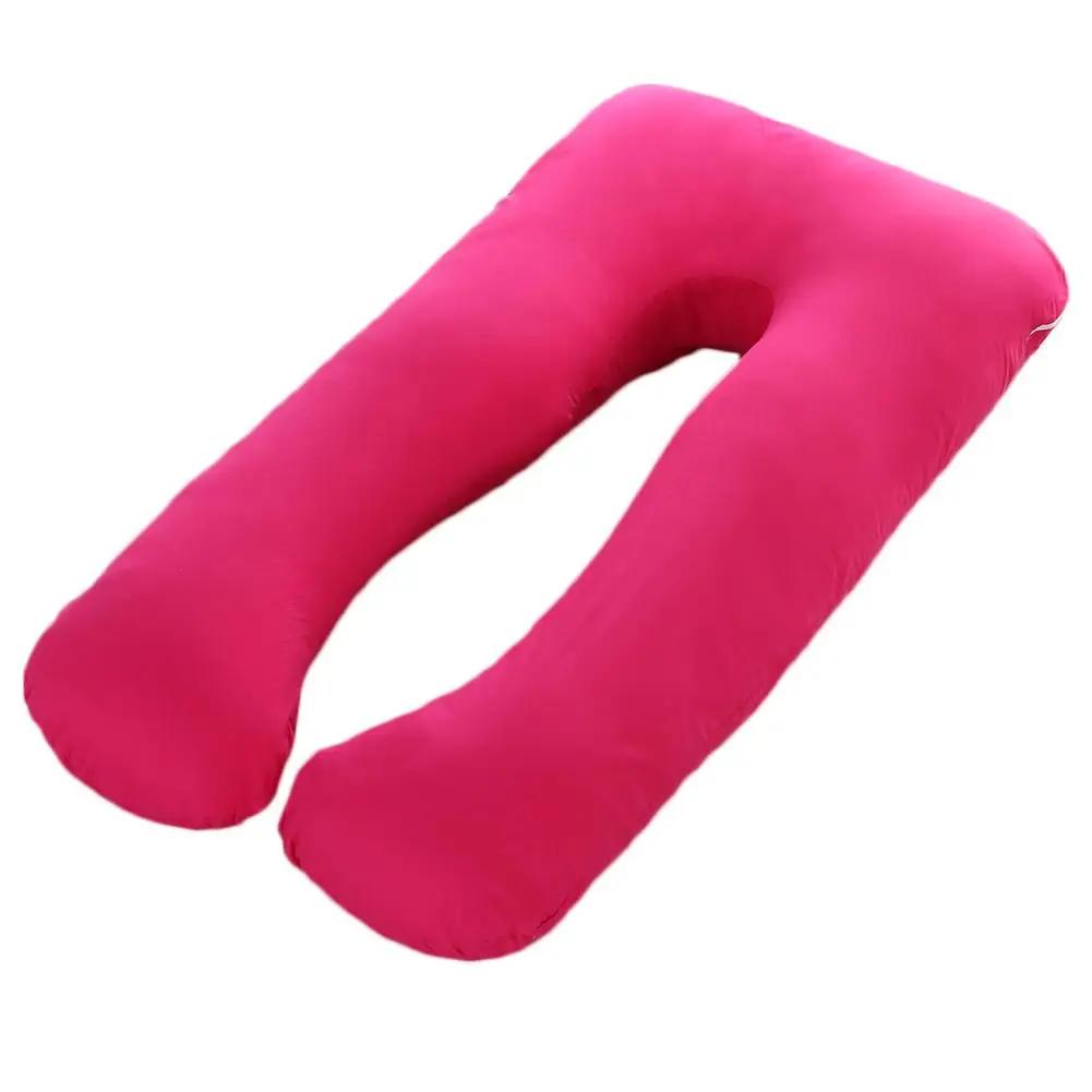 130x70cm Pregnant Pillow Case Maternity Cushion Cover U Type Lumbar Pillowcase Side Protect Cushion Cover for Pregnancy Women