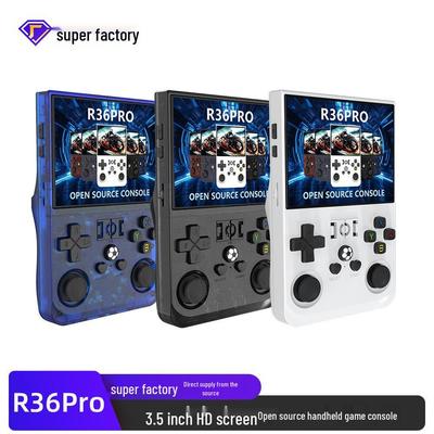 R36pormax 4-Inch Linux Retro Handheld Game Console for Two-Player Games