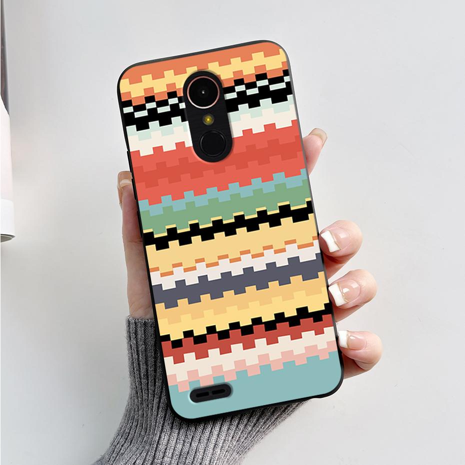 Case For LG K10 2017 X400 M250N /K20 Plus 5.3" Stylish Pattern Silicone Soft Phone Back Cover For LG K10 2017 Cases Bumper Coque