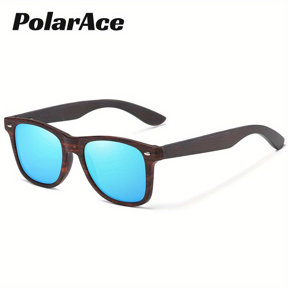 PolarAce Unisex Stilvolle Umweltfreundliche Bambusholz Outdoor Reise Holz Polarisierte Sonnenbrille, UV400