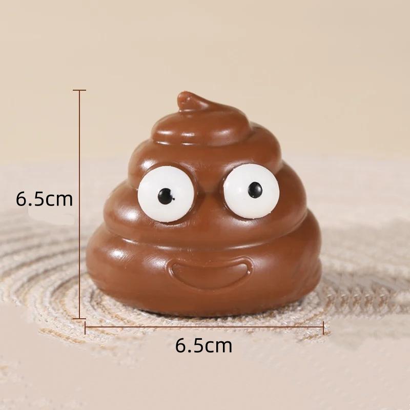 Giocattolo Fidget Squeeze Poo Carino Palline Antistress Sollievo dallo Stress Forma di Cacca Sensoriale Divertente Bambini Adulti Fidget Scherzo Giocattolo Scherzo Bomboniere Festa