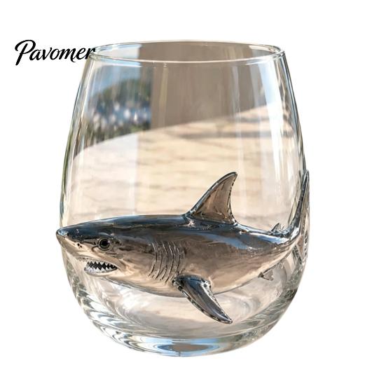 Transparent Octopus Motif Glassware 12oz Water Cup, Embossed Design, Hand Painted Marine Style Unique Gift for Ocean Lovers Drinking Home Bar