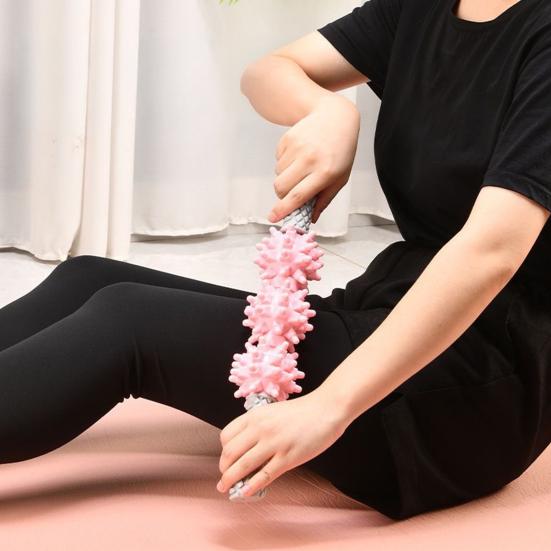 Muskelroller-Stab Tiefengewebs-Körpermassage-Stab für Sportler Läufer Triggerpunkt-Rollwerkzeug für Physiotherapie Wade Bein Rücken Erholung