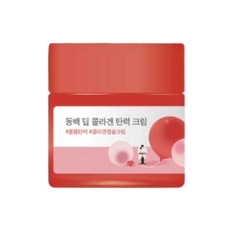 Round Lab Camellia Deep Collagen Firming Cream 50ml – Rich Elasticity Care Cream with Multi Collagen & Retinal HPR 50ml