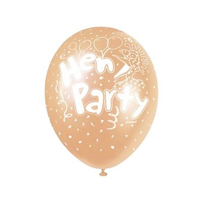 Unique Party Perlmuttfarbene Luftballons aus Latex für den Junggesellinnenabschied (Packung mit 5)