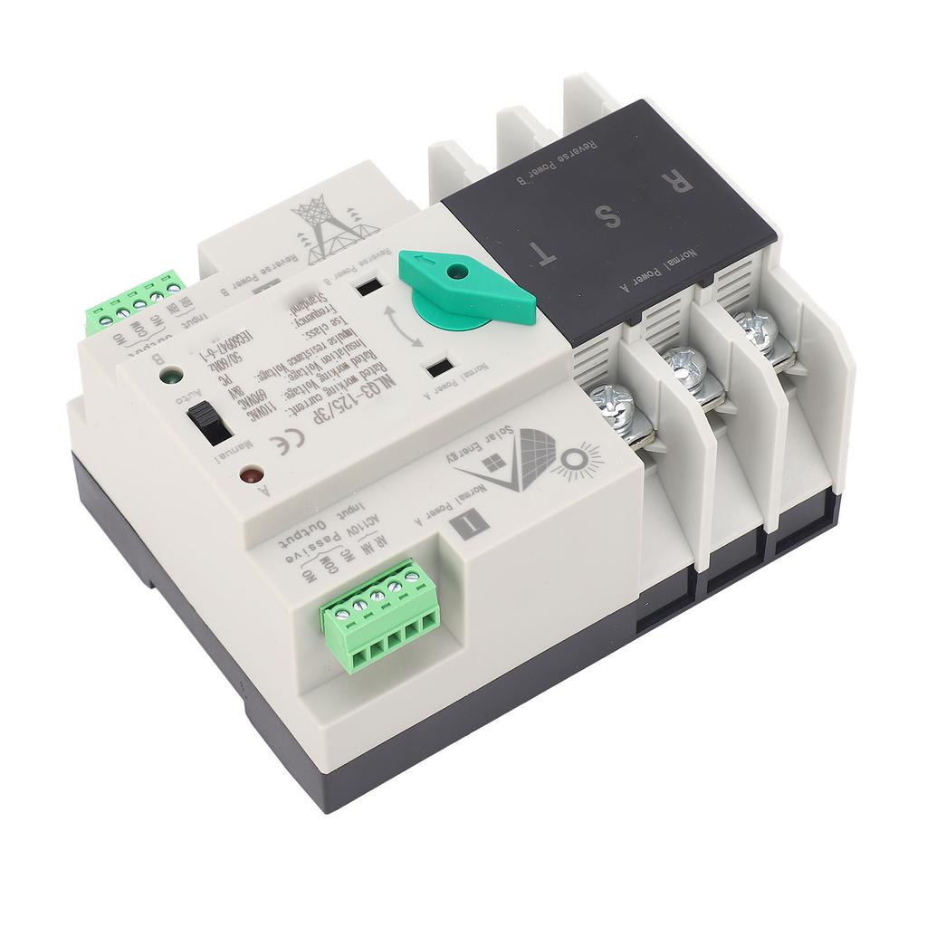  Power Automatic Transfer Switch PV Inverter 3P Efficient Power Timer Automatic Transfer Switch 