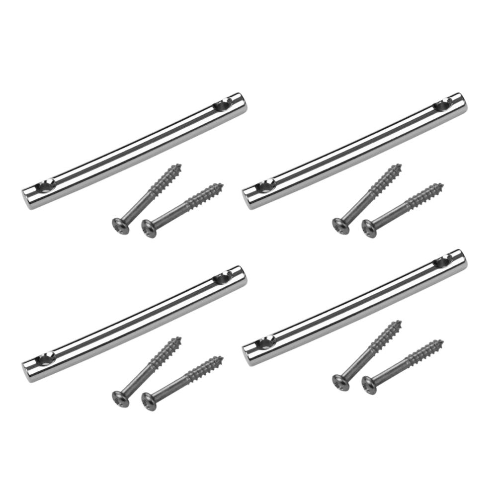 4PCS 48mm(1.89in) String Retainer Bar Metal Headstock String Trees For Electric Guitar