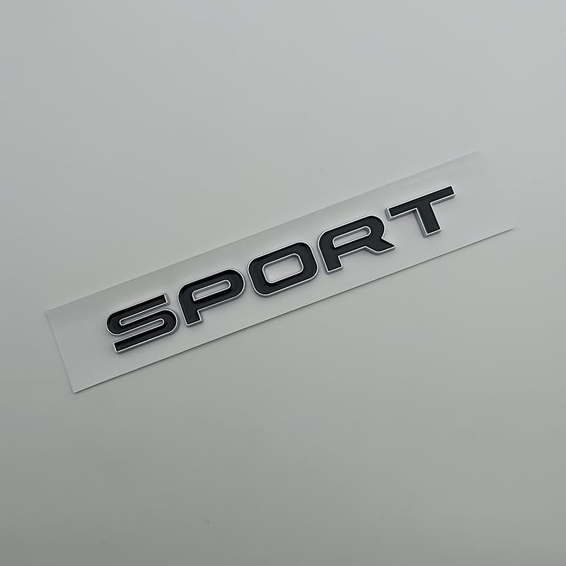 3d ABS Logo Sport Emblem Letters Car Trunk Badge For Evoque Discovery SVR L494 494 L320 Sport Sticker Accessories