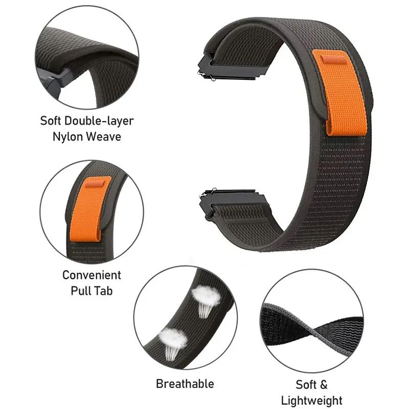 20mm 22mm Alpine Loop Řemínek Pro Garmin Vivoactive 6 5 4 3 Venu 2 3 Náramek Garmin Forerunner 55 158 745 965 265 255 645 SQ SQ2